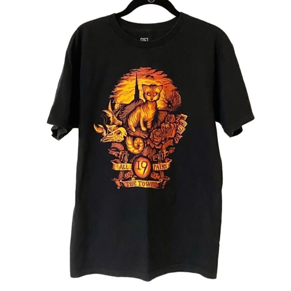 Tee Fury The Dark Tower Men’s All 19 Paths Lead To The Tower Graphic Shirt Sz M